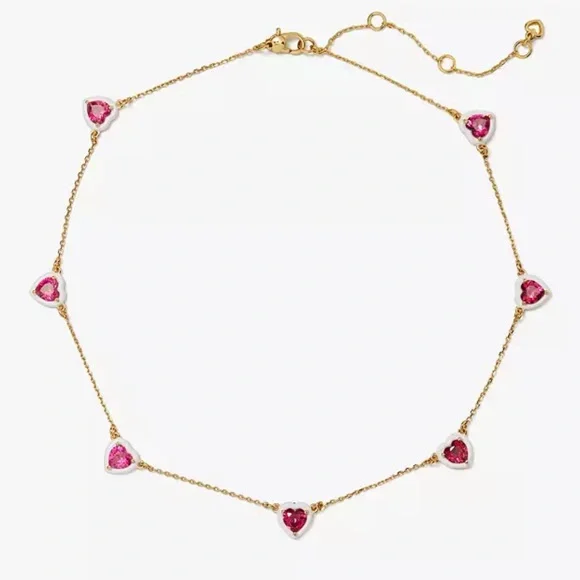 $148 Kate Spade Sweetheart Station Necklace - Picture 7 of 7